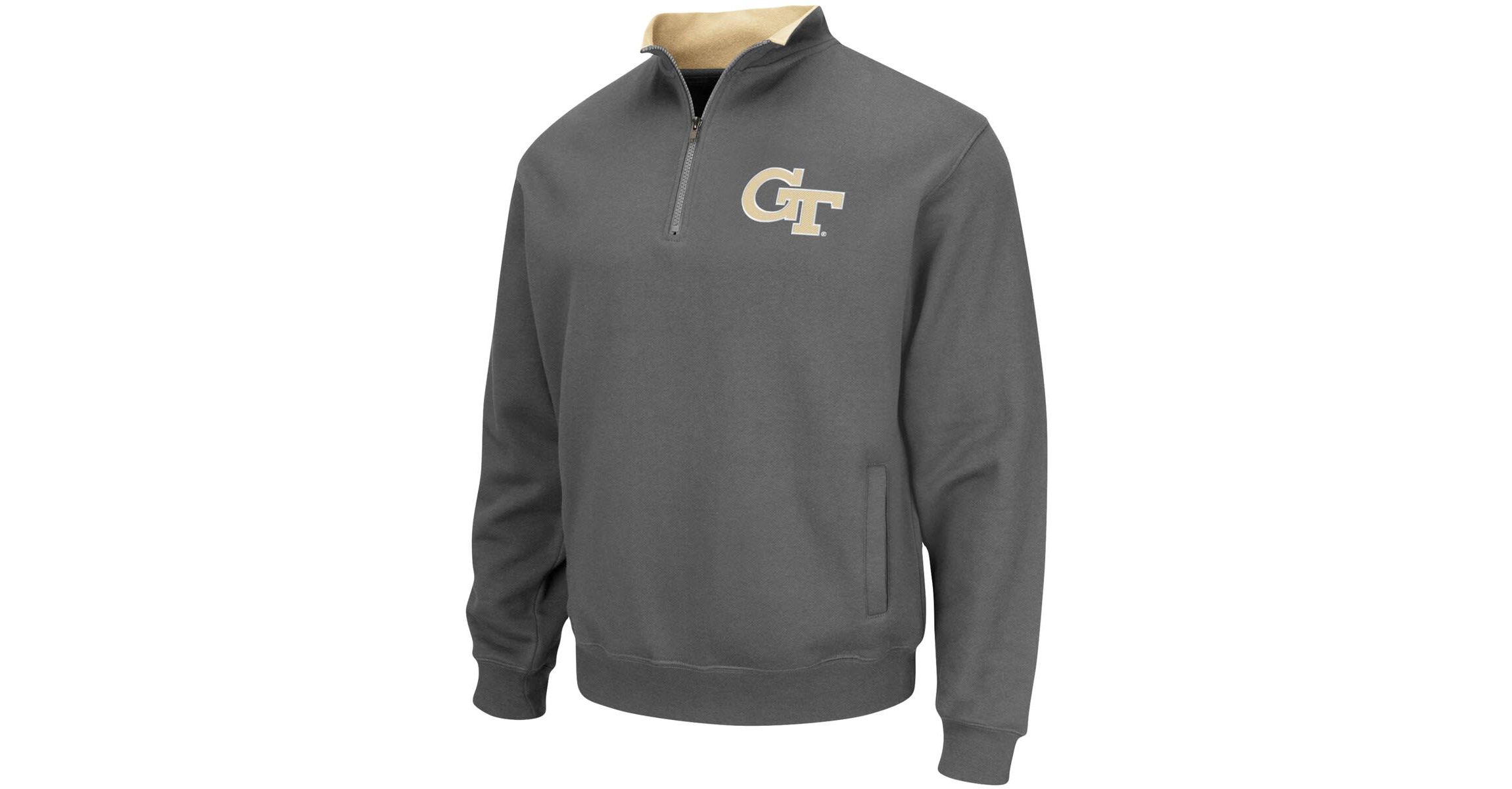 Georgia Tech Yellow Jackets NCAA Georgia Tech Jackets Tortugas Logo Quarter-Zip Pullover Jacket