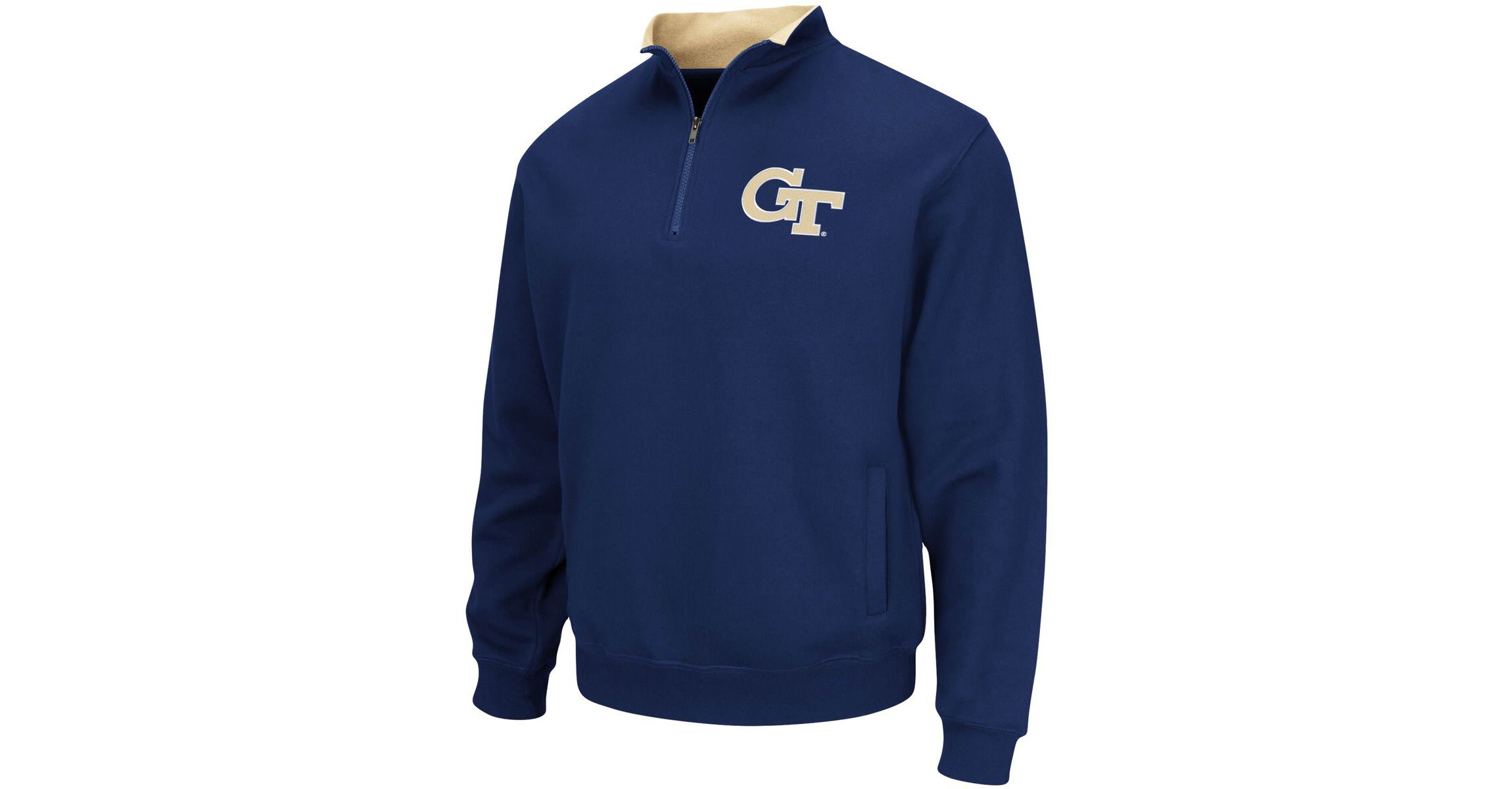 Georgia Tech Yellow Jackets NCAA Georgia Tech Jackets Tortugas Logo Quarter-Zip Pullover Jacket