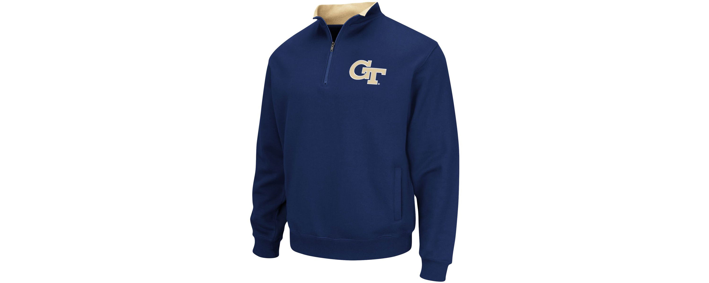 Georgia Tech Yellow Jackets NCAA Georgia Tech Jackets Tortugas Logo Quarter-Zip Pullover Jacket