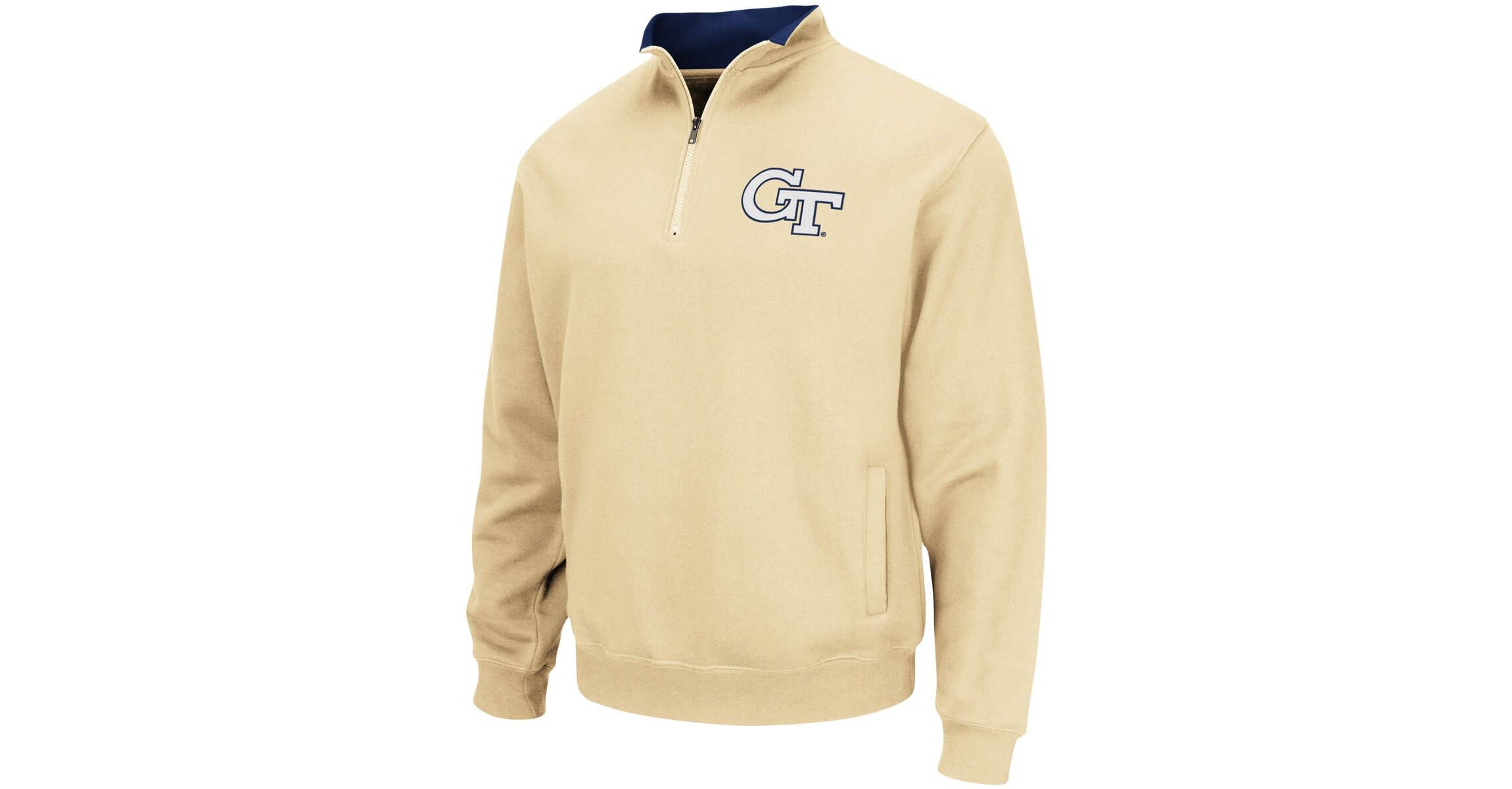 Georgia Tech Yellow Jackets NCAA Georgia Tech Jackets Tortugas Logo Quarter-Zip Pullover Jacket