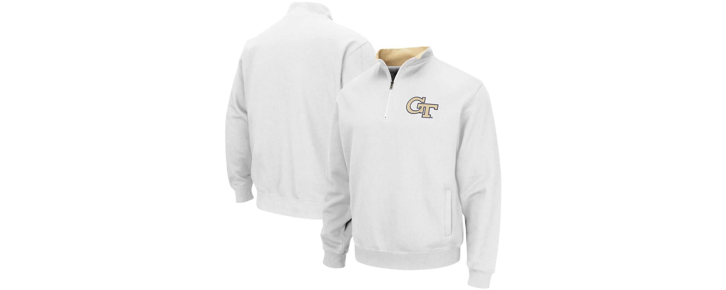 Georgia Tech Yellow Jackets NCAA Georgia Tech Jackets Tortugas Logo Quarter-Zip Jacket