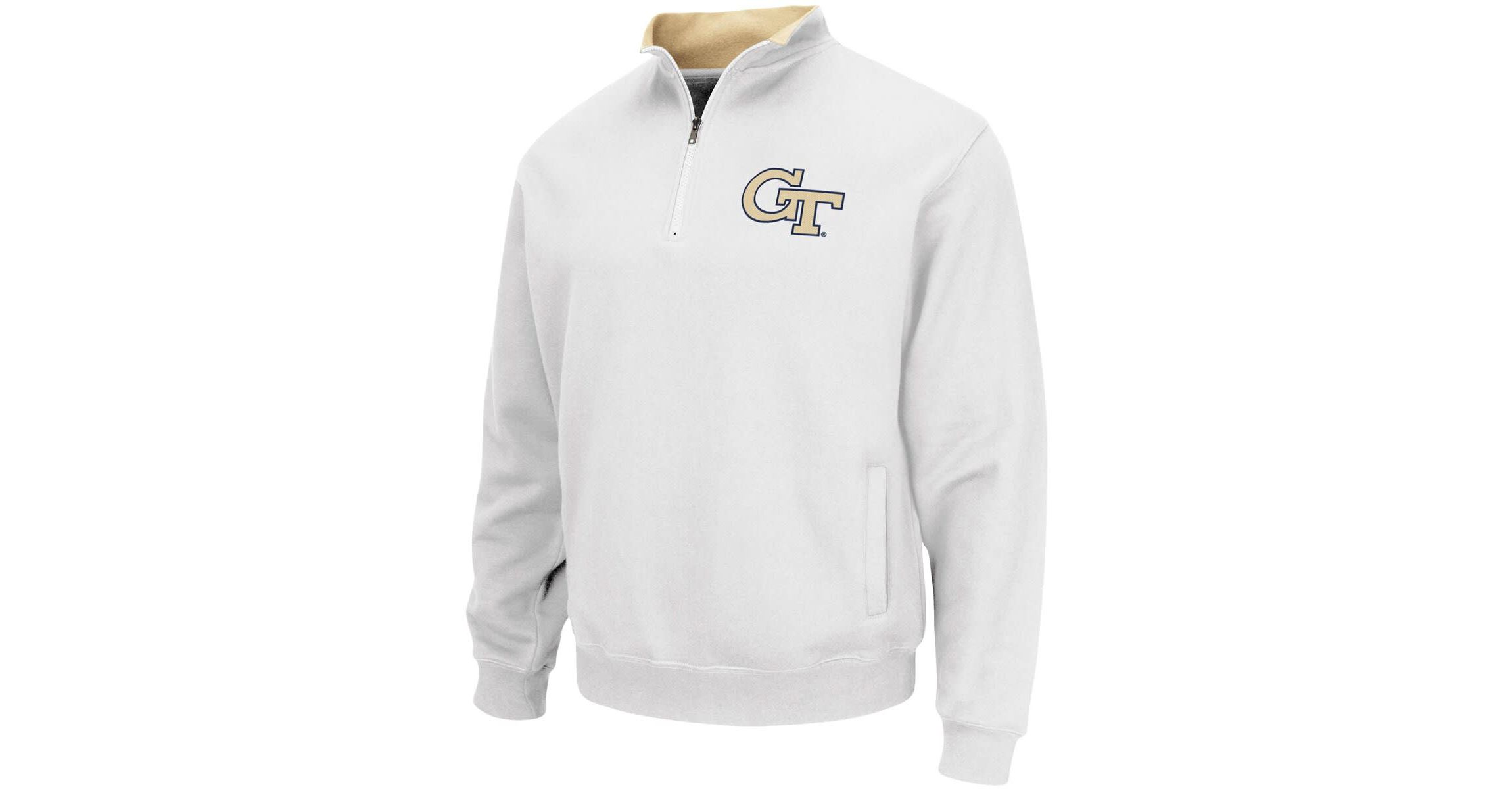 Georgia Tech Yellow Jackets NCAA Georgia Tech Jackets Tortugas Logo Quarter-Zip Jacket