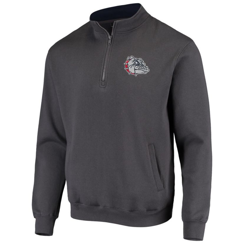 Gonzaga University Bulldogs NCAA Gonzaga Bulldogs Tortugas Logo Quarter-Zip Jacket