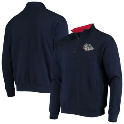 Colosseum Men's Gonzaga University Bulldogs NCAA Gonzaga Bulldogs Tortugas Logo Quarter-Zip Jacket, Navy Blue, Small