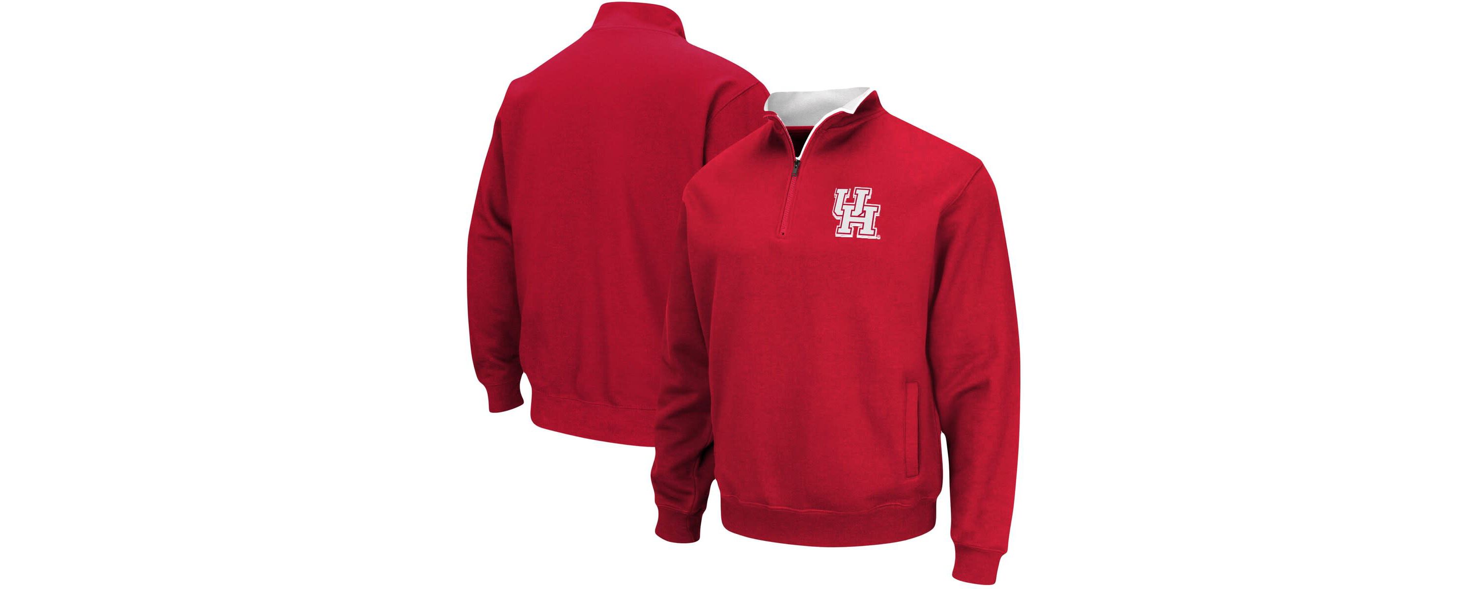 NCAA Houston Cougars Tortugas Logo Quarter-Zip Pullover Jacket
