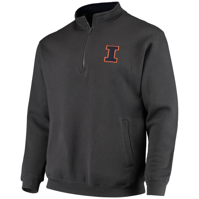 NCAA Illinois Fighting Illini Tortugas Logo Quarter-Zip Jacket