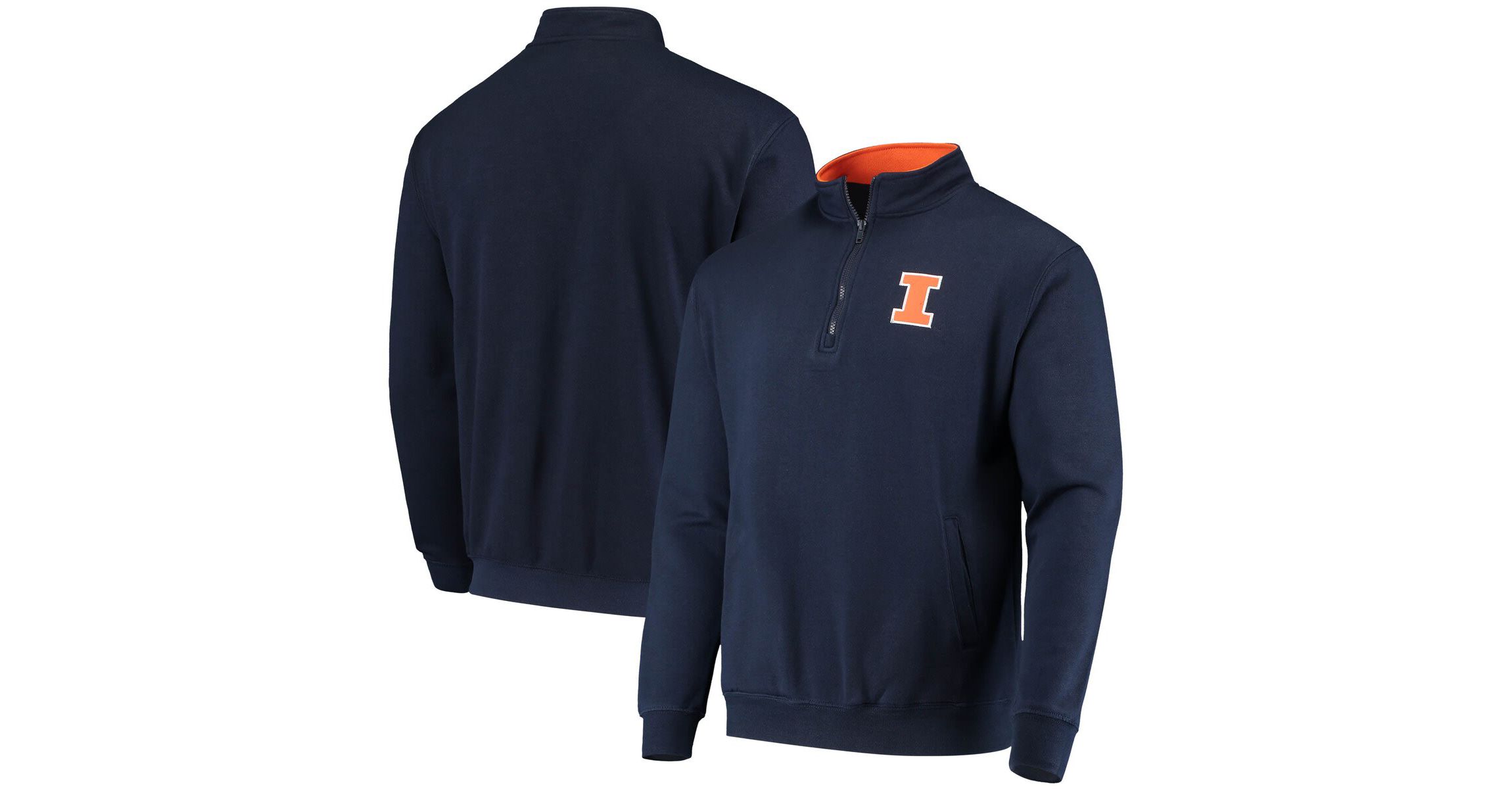 NCAA Illinois Fighting Illini Tortugas Logo Quarter-Zip Jacket