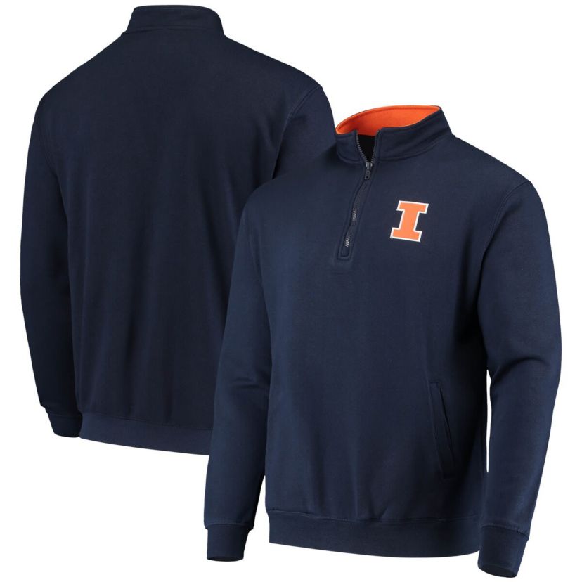 NCAA Illinois Fighting Illini Tortugas Logo Quarter-Zip Jacket