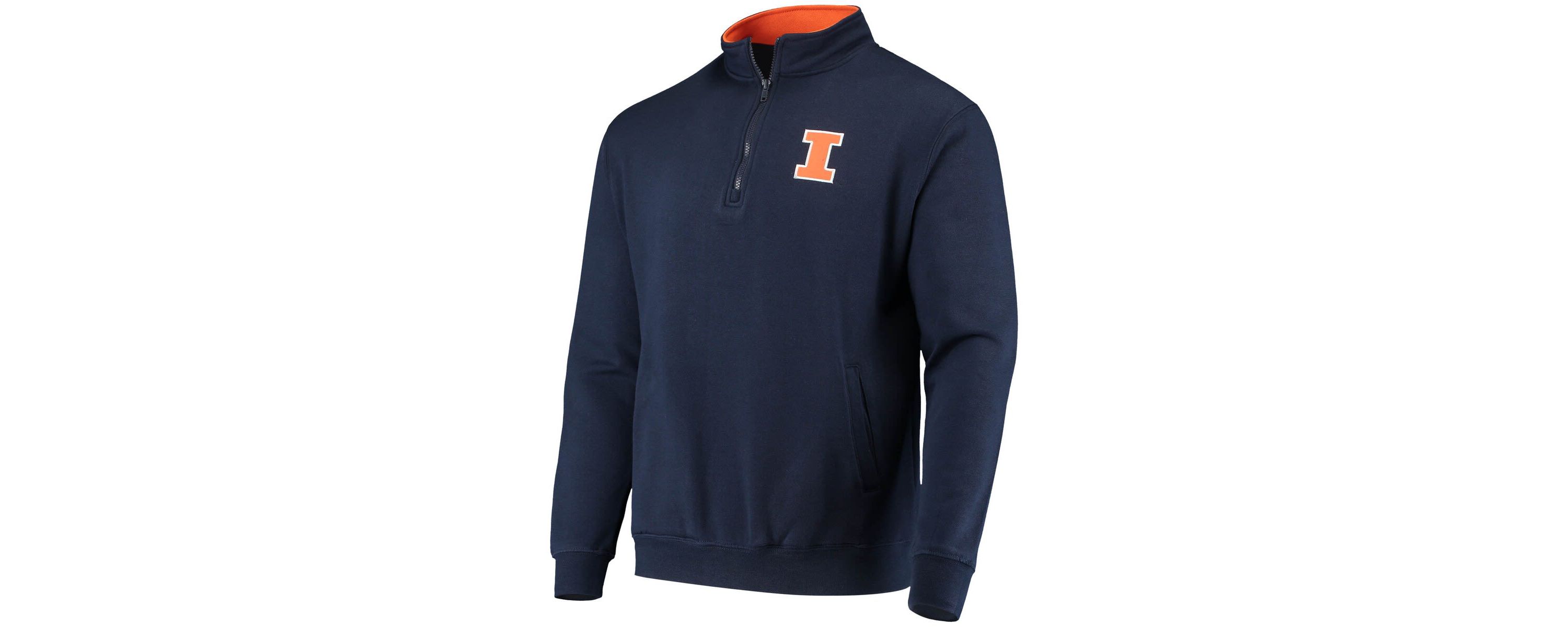 NCAA Illinois Fighting Illini Tortugas Logo Quarter-Zip Jacket