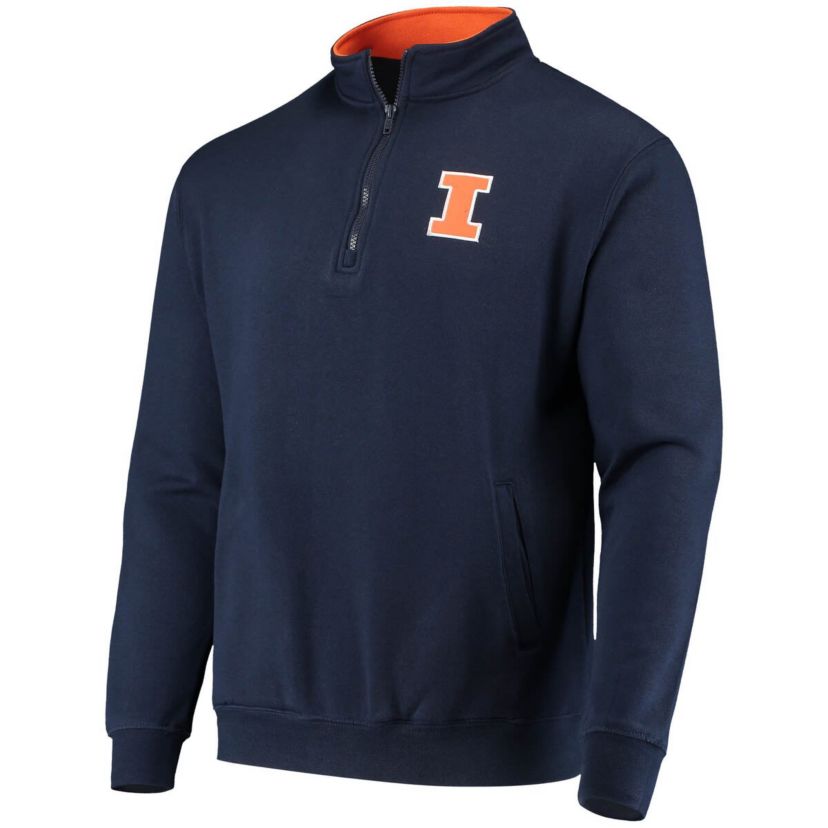 NCAA Illinois Fighting Illini Tortugas Logo Quarter-Zip Jacket