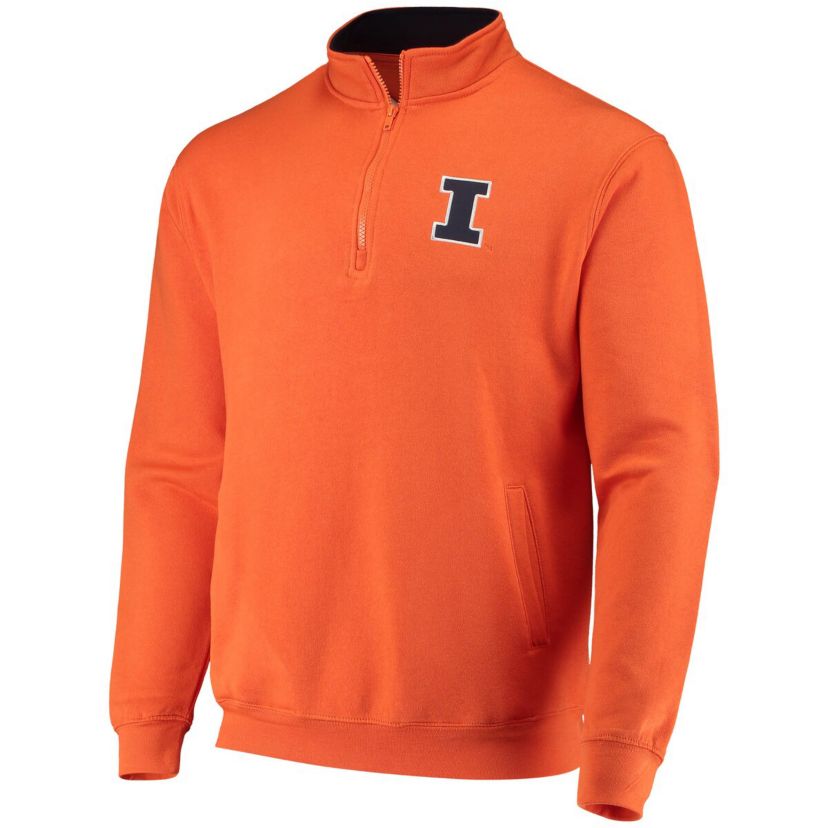 NCAA Illinois Fighting Illini Tortugas Logo Quarter-Zip Jacket