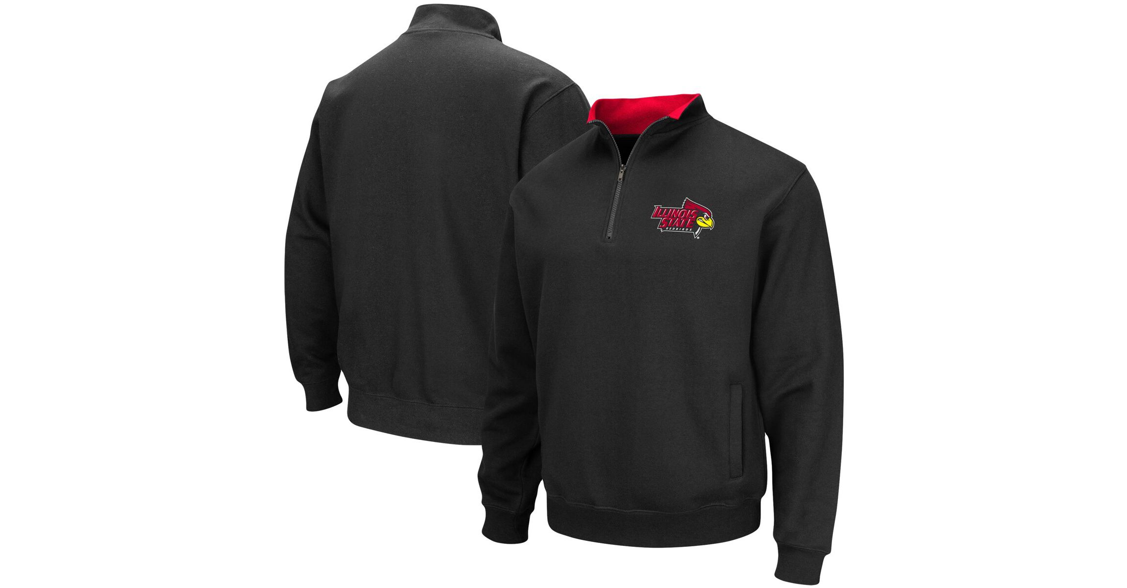 NCAA Illinois State Redbirds Tortugas Logo Quarter-Zip Pullover Jacket