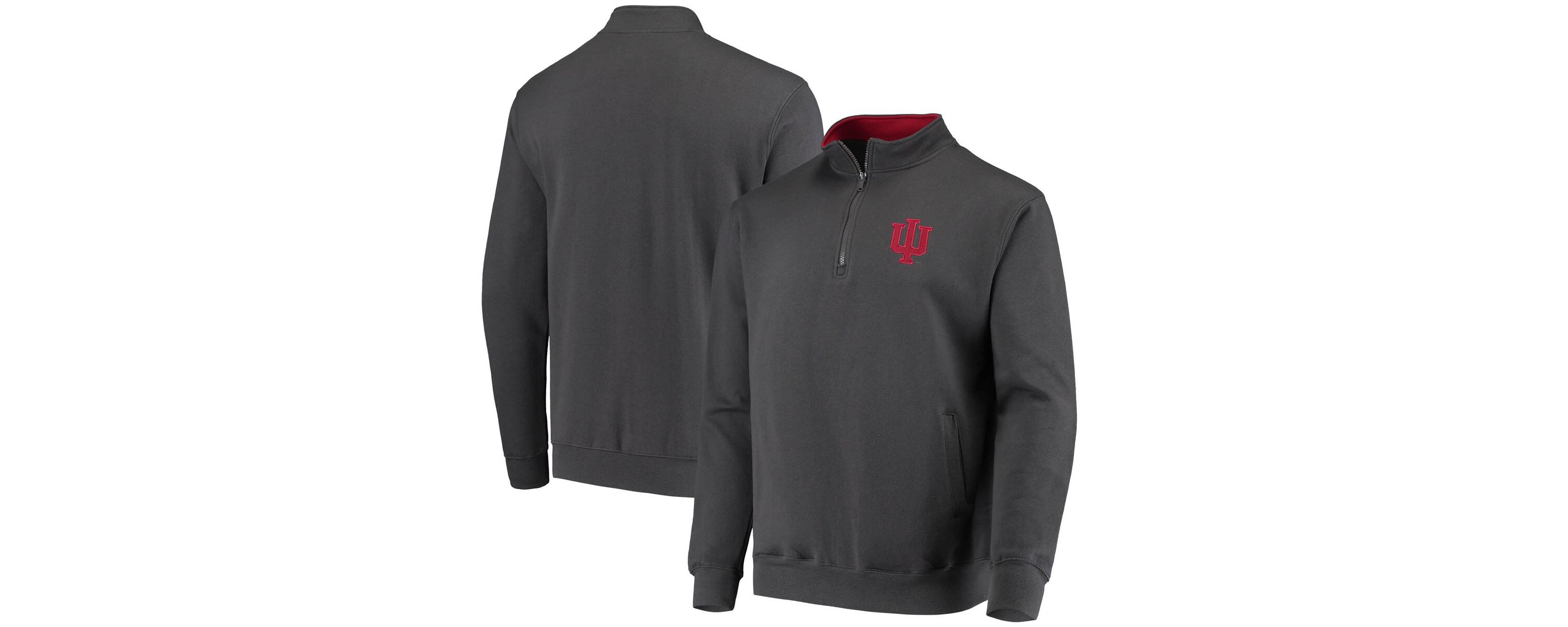 NCAA Indiana Hoosiers Tortugas Logo Quarter-Zip Pullover Jacket