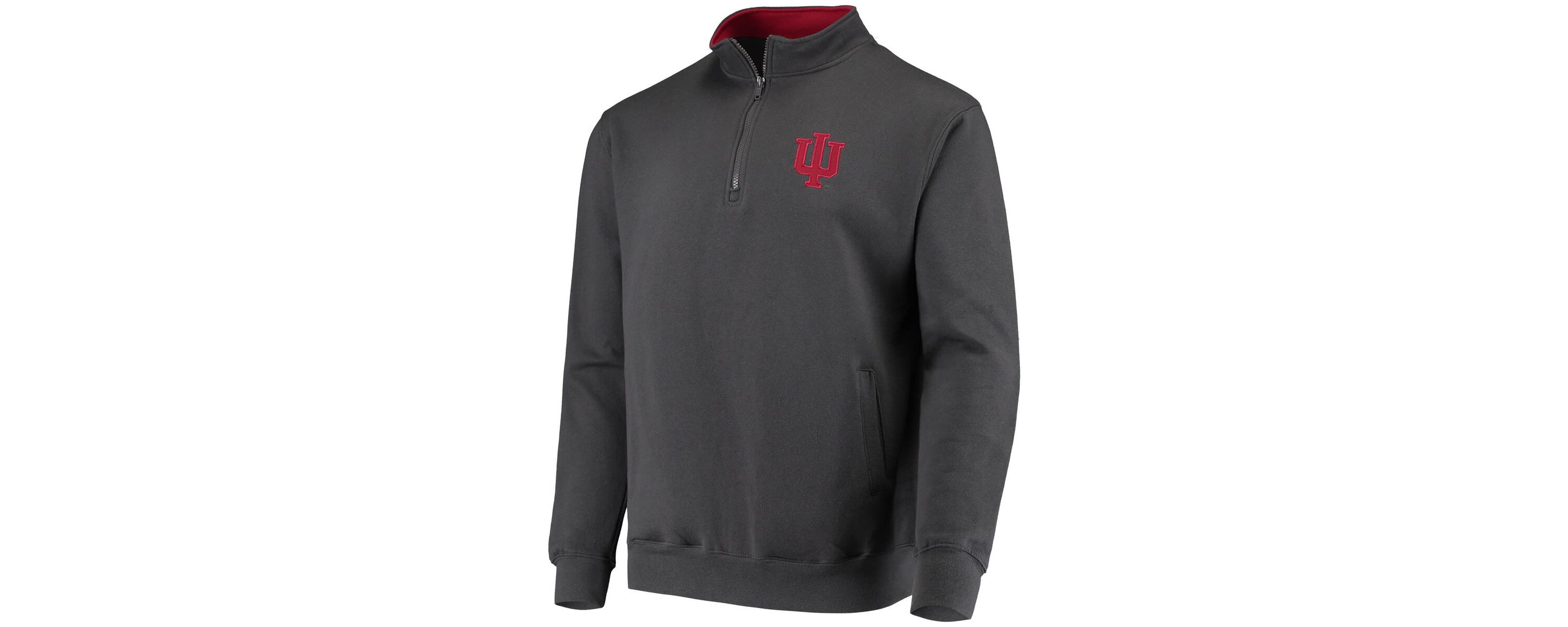 NCAA Indiana Hoosiers Tortugas Logo Quarter-Zip Pullover Jacket