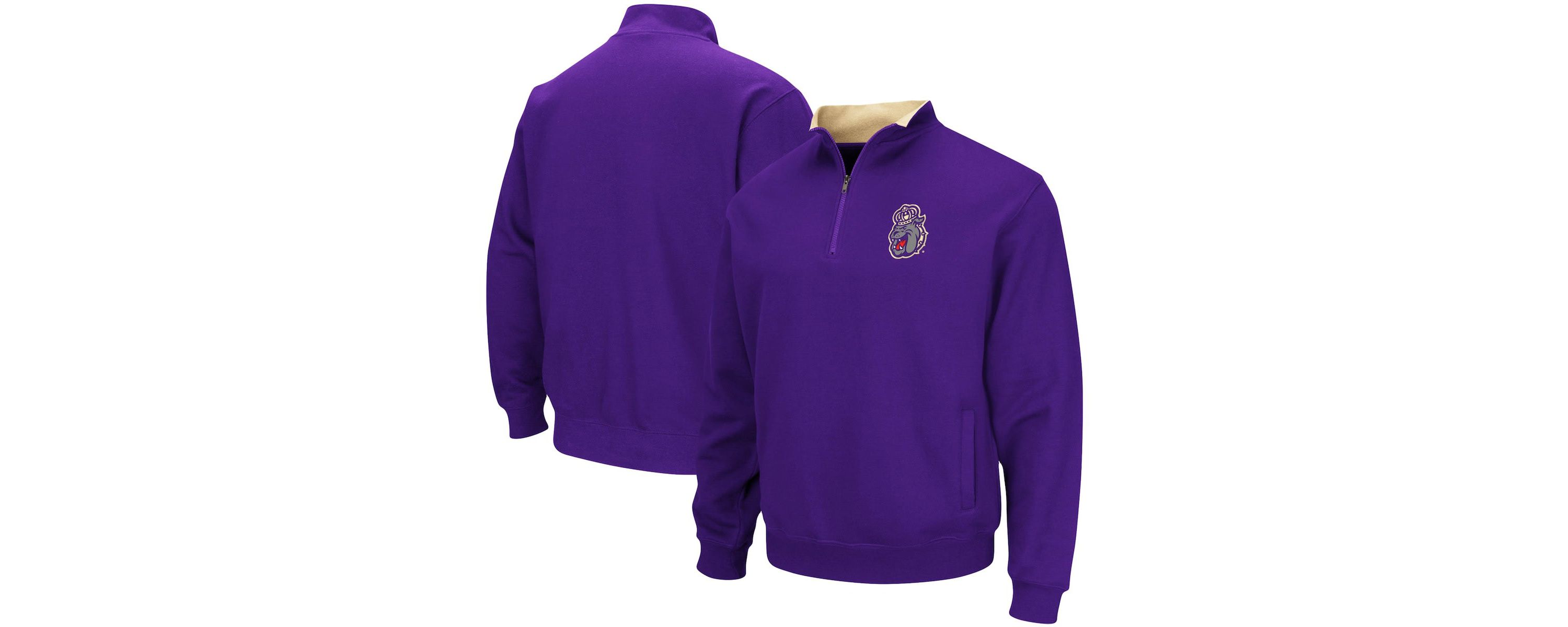 NCAA James Madison Dukes Tortugas Logo Quarter-Zip Jacket