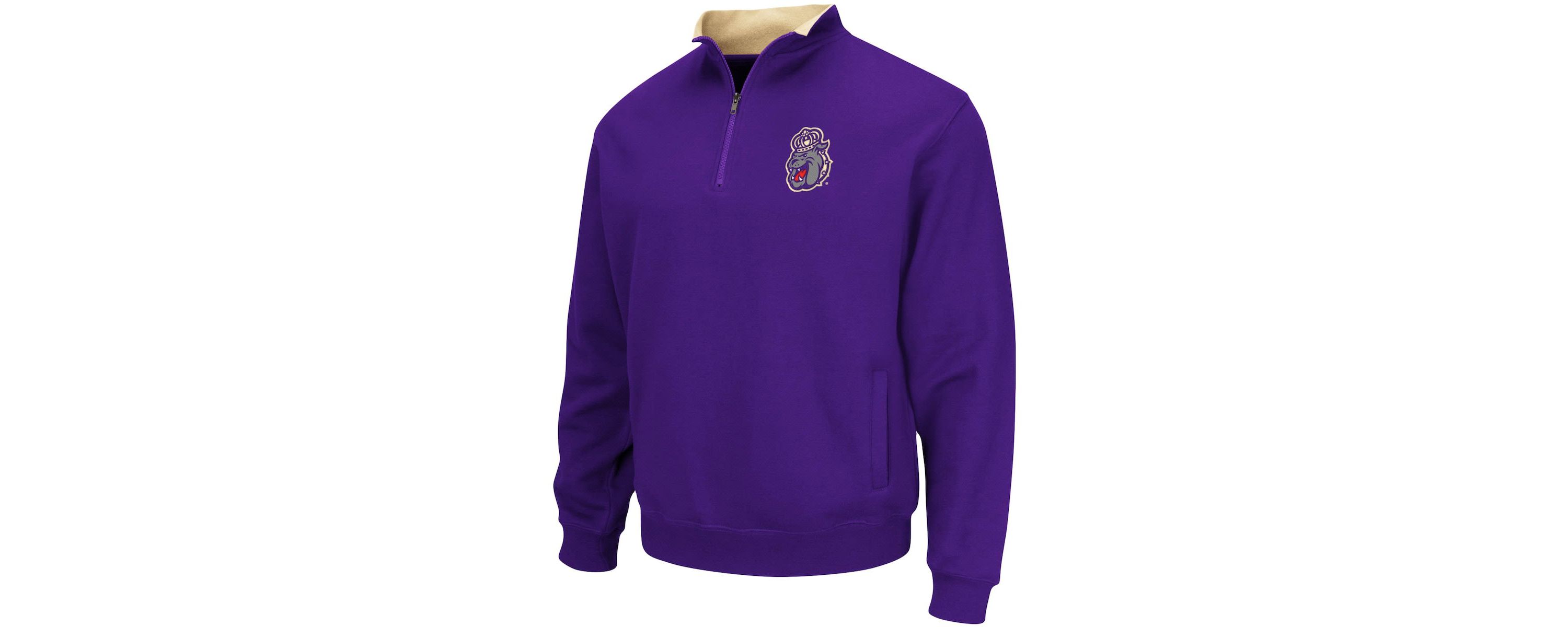 NCAA James Madison Dukes Tortugas Logo Quarter-Zip Jacket