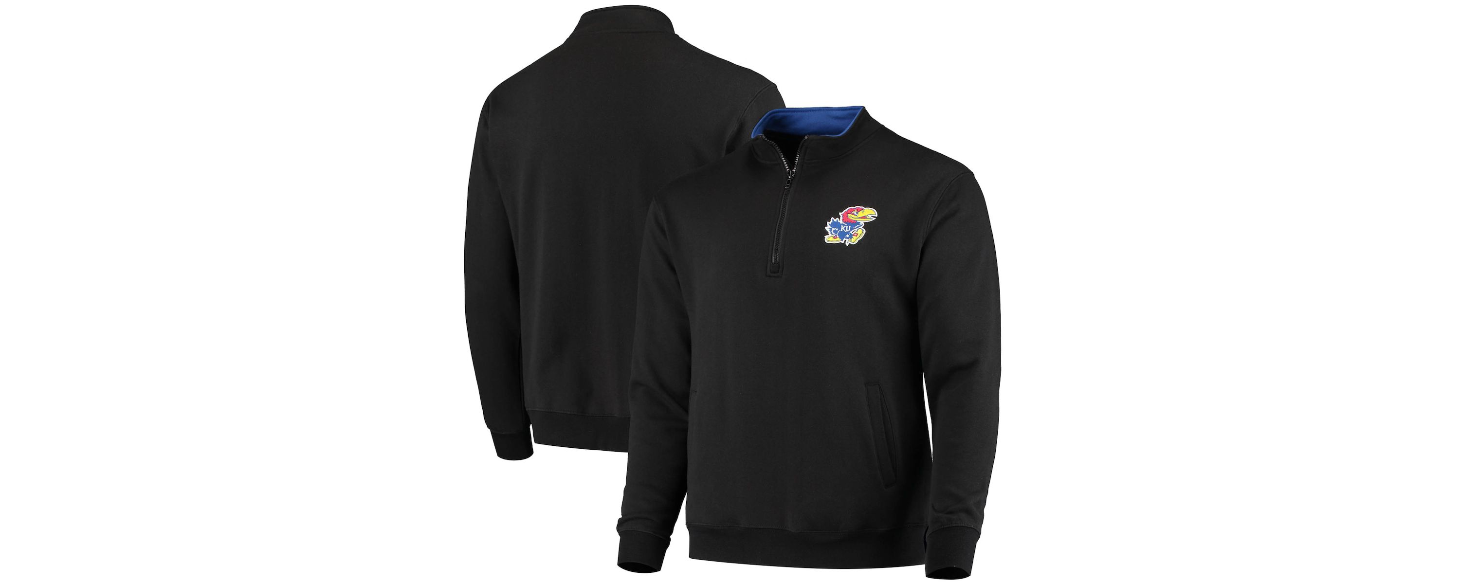 NCAA Kansas Jayhawks Tortugas Logo Quarter-Zip Jacket