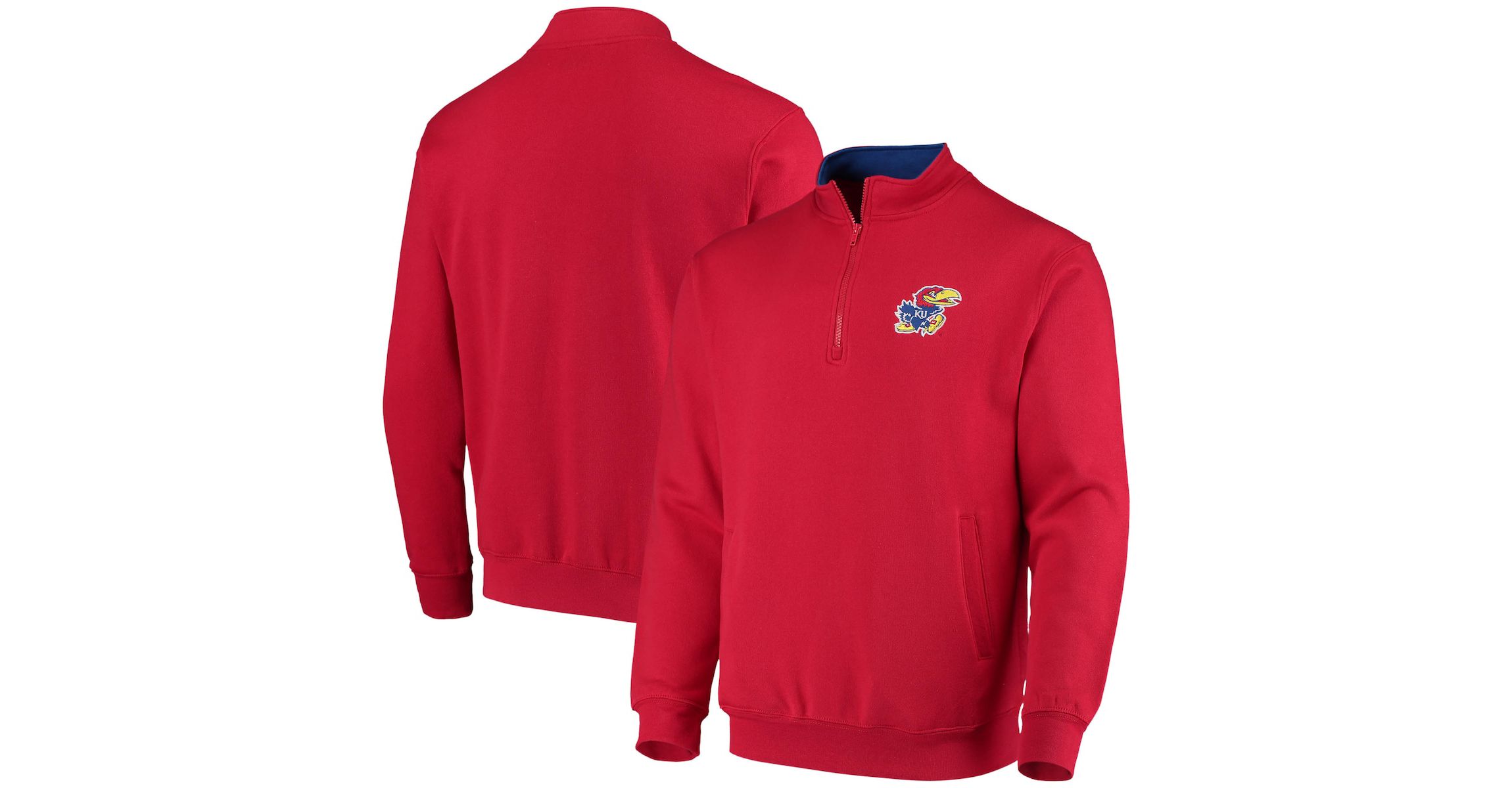 NCAA Kansas Jayhawks Tortugas Logo Quarter-Zip Jacket