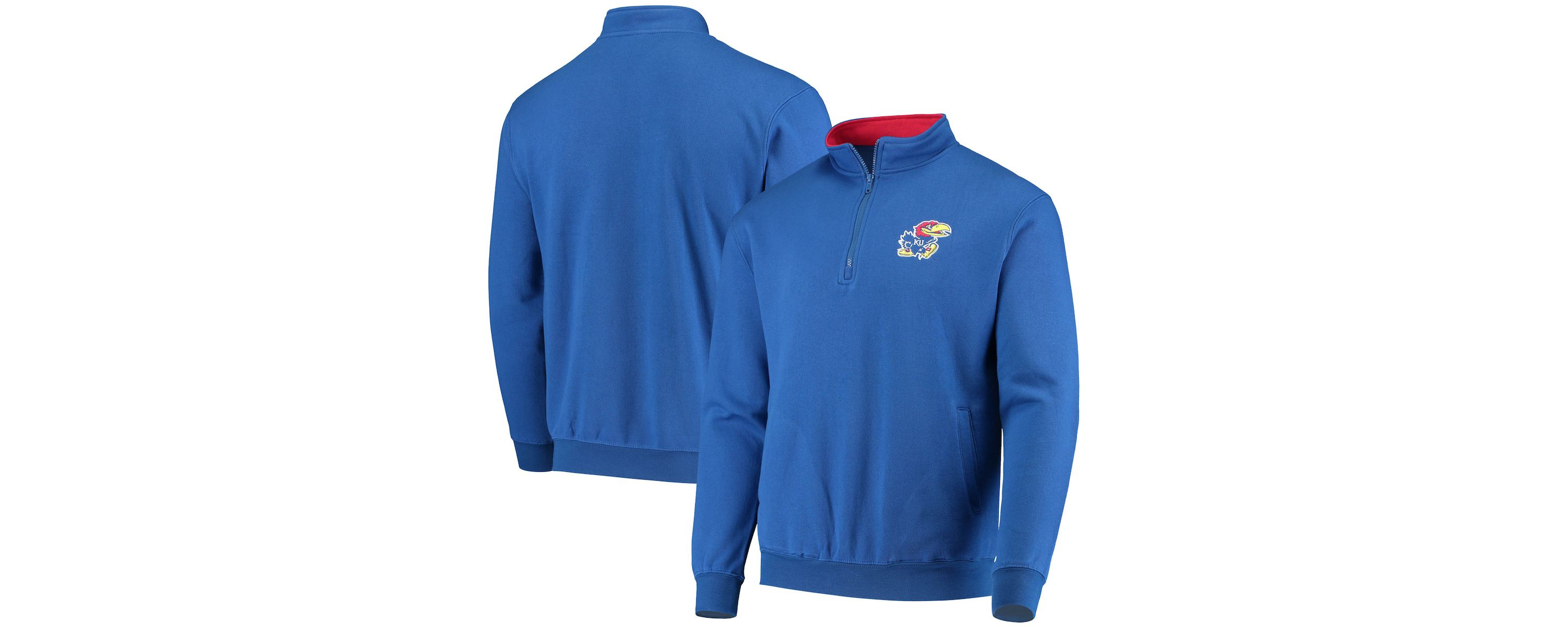 NCAA Kansas Jayhawks Tortugas Logo Quarter-Zip Jacket