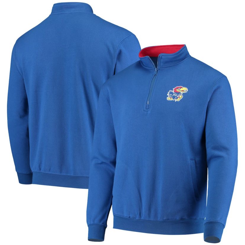 NCAA Kansas Jayhawks Tortugas Logo Quarter-Zip Jacket