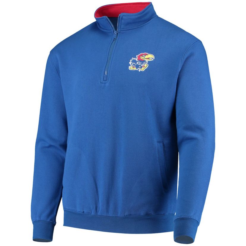 NCAA Kansas Jayhawks Tortugas Logo Quarter-Zip Jacket