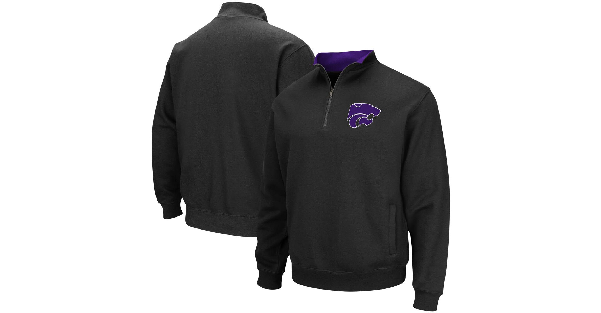 NCAA Kansas State Wildcats Tortugas Logo Quarter-Zip Jacket