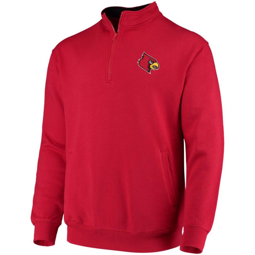 NCAA Louisville Cardinals Tortugas Logo Quarter-Zip Jacket