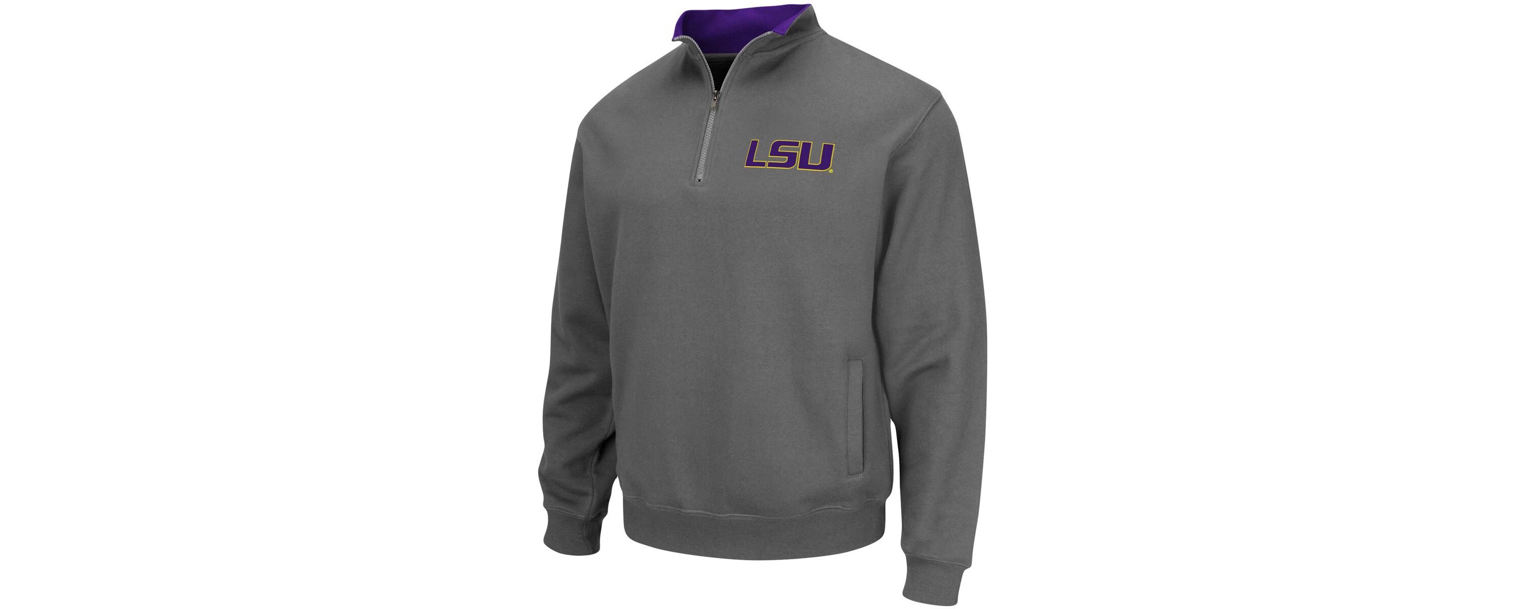 NCAA LSU Tigers Tortugas Logo Quarter-Zip Jacket