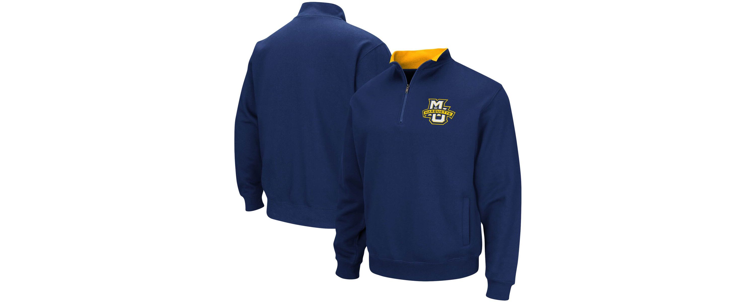 NCAA Marquette Golden Eagles Tortugas Logo Quarter-Zip Jacket