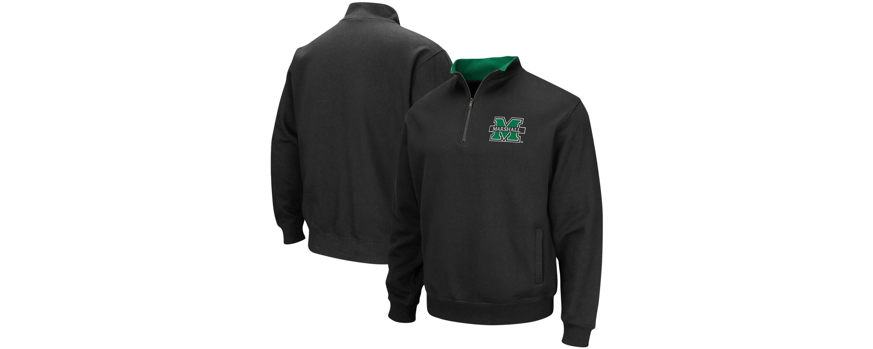 NCAA Marshall Thundering Herd Tortugas Logo Quarter-Zip Jacket