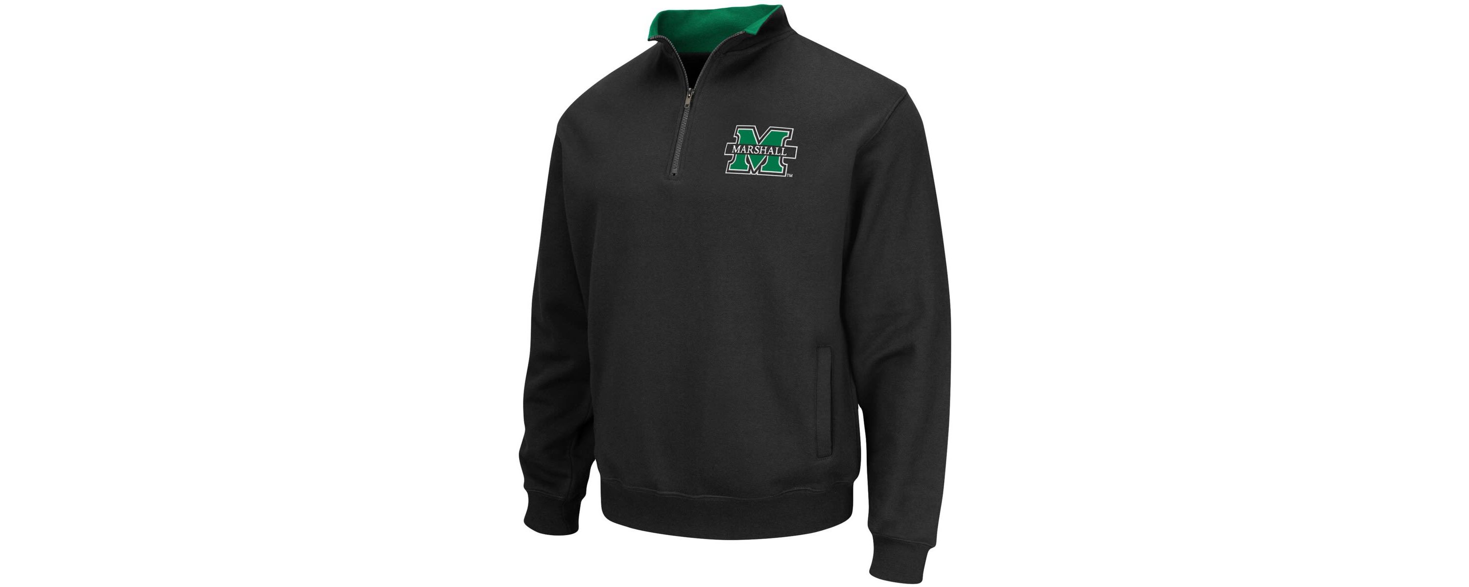 NCAA Marshall Thundering Herd Tortugas Logo Quarter-Zip Jacket