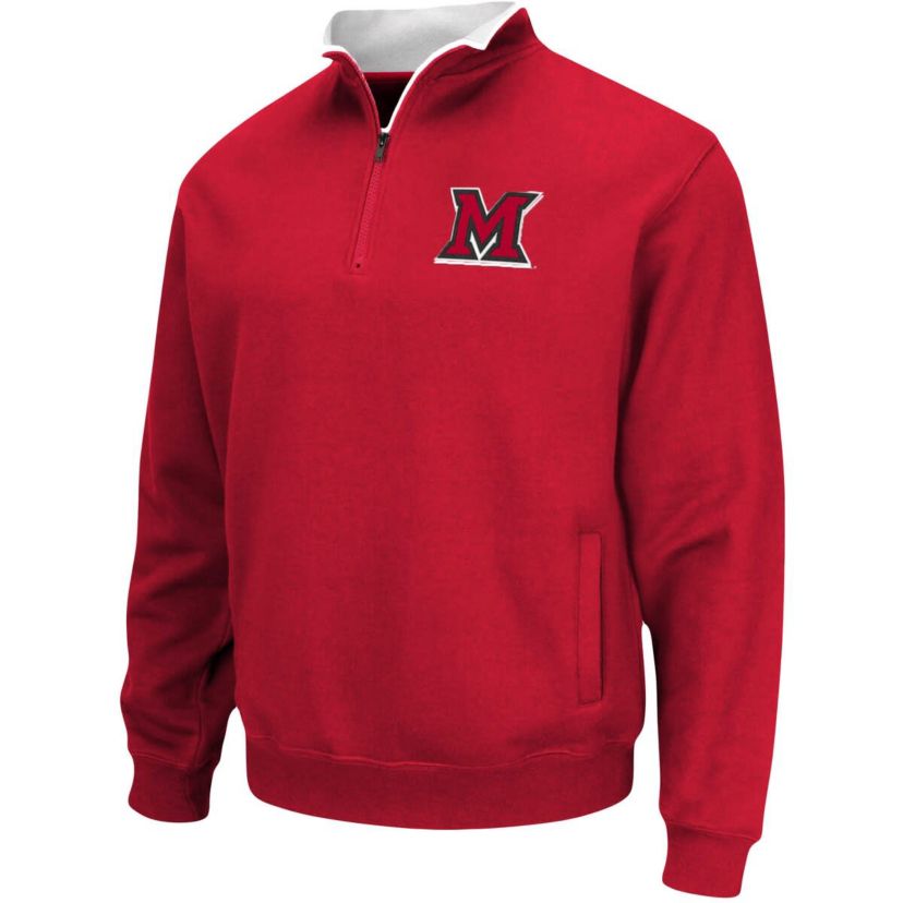 Miami (OH) RedHawks NCAA Miami University RedHawks Tortugas Logo Quarter-Zip Jacket