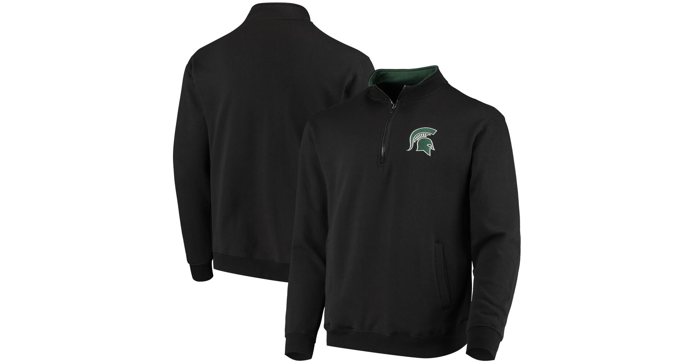 NCAA Michigan State Spartans Tortugas Logo Quarter-Zip Jacket
