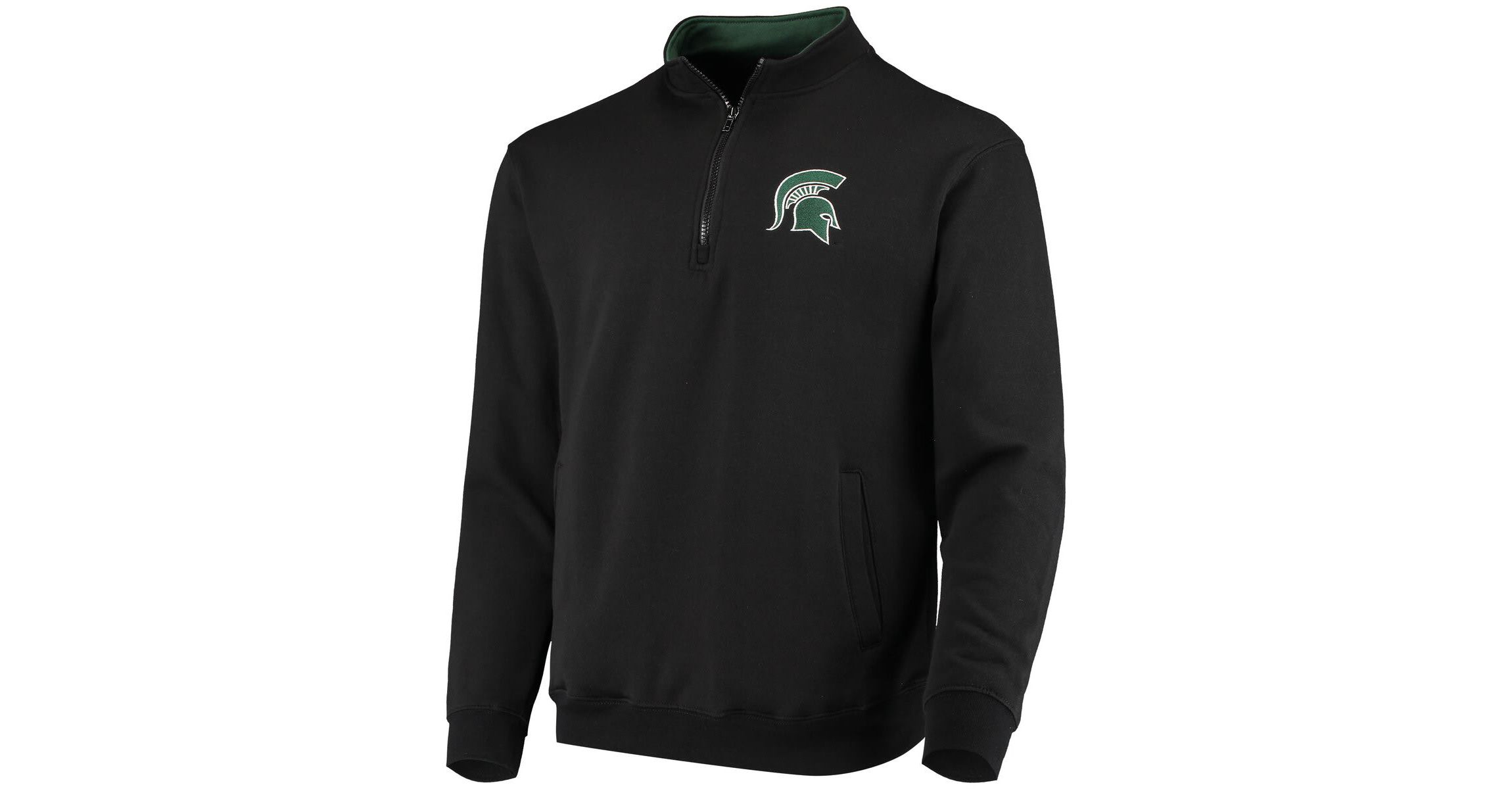 NCAA Michigan State Spartans Tortugas Logo Quarter-Zip Jacket