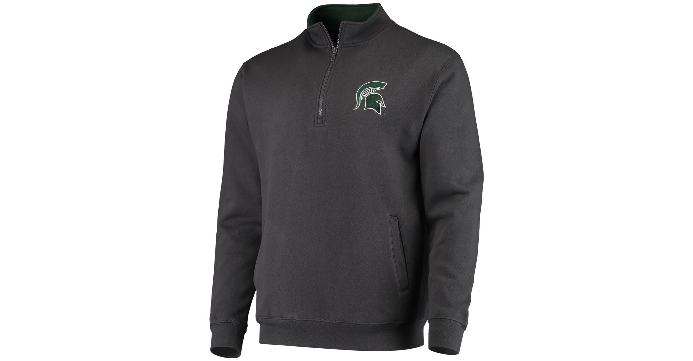 NCAA Michigan State Spartans Tortugas Logo Quarter-Zip Jacket