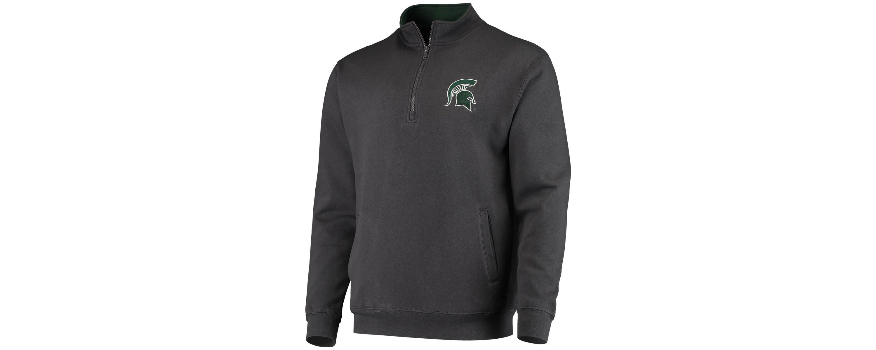 NCAA Michigan State Spartans Tortugas Logo Quarter-Zip Jacket