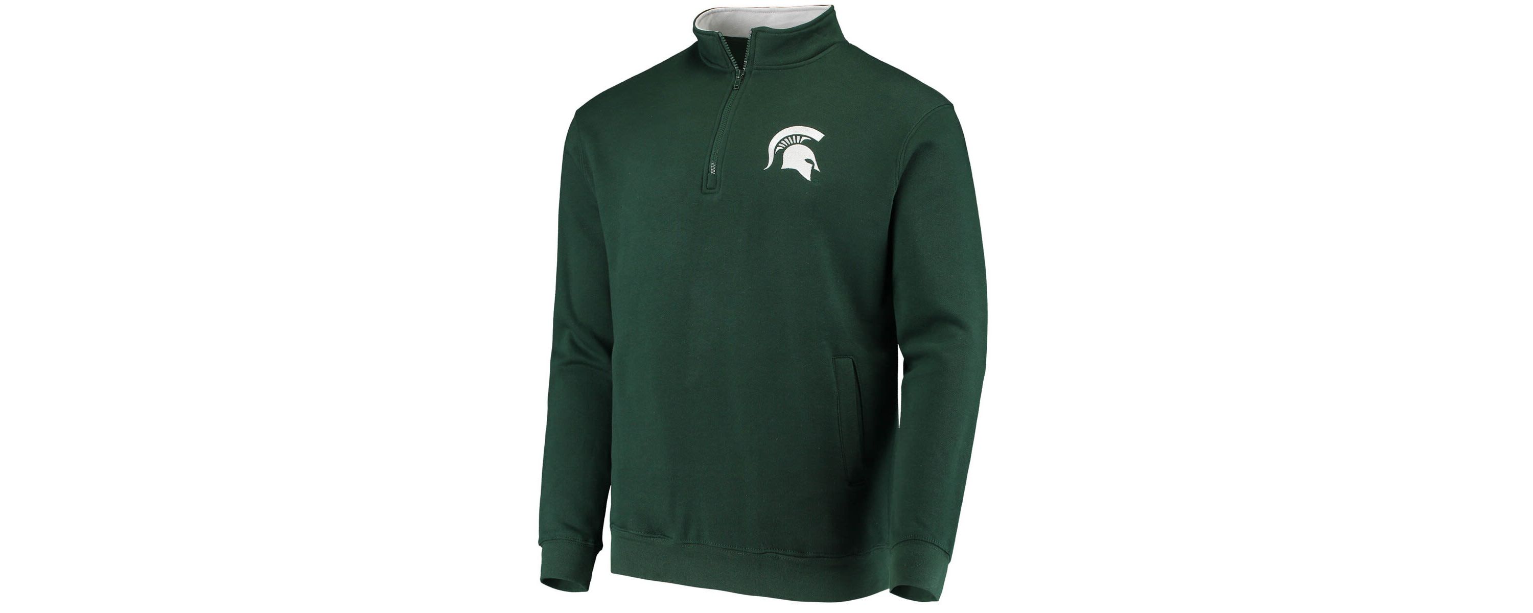 NCAA Michigan State Spartans Tortugas Logo Quarter-Zip Jacket