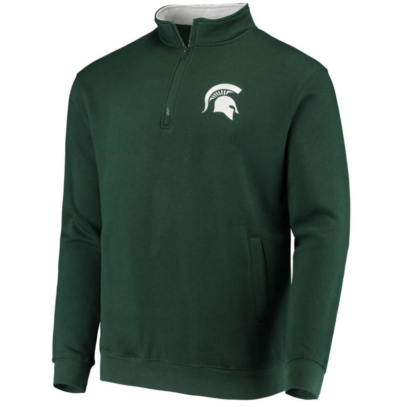 NCAA Michigan State Spartans Tortugas Logo Quarter-Zip Jacket