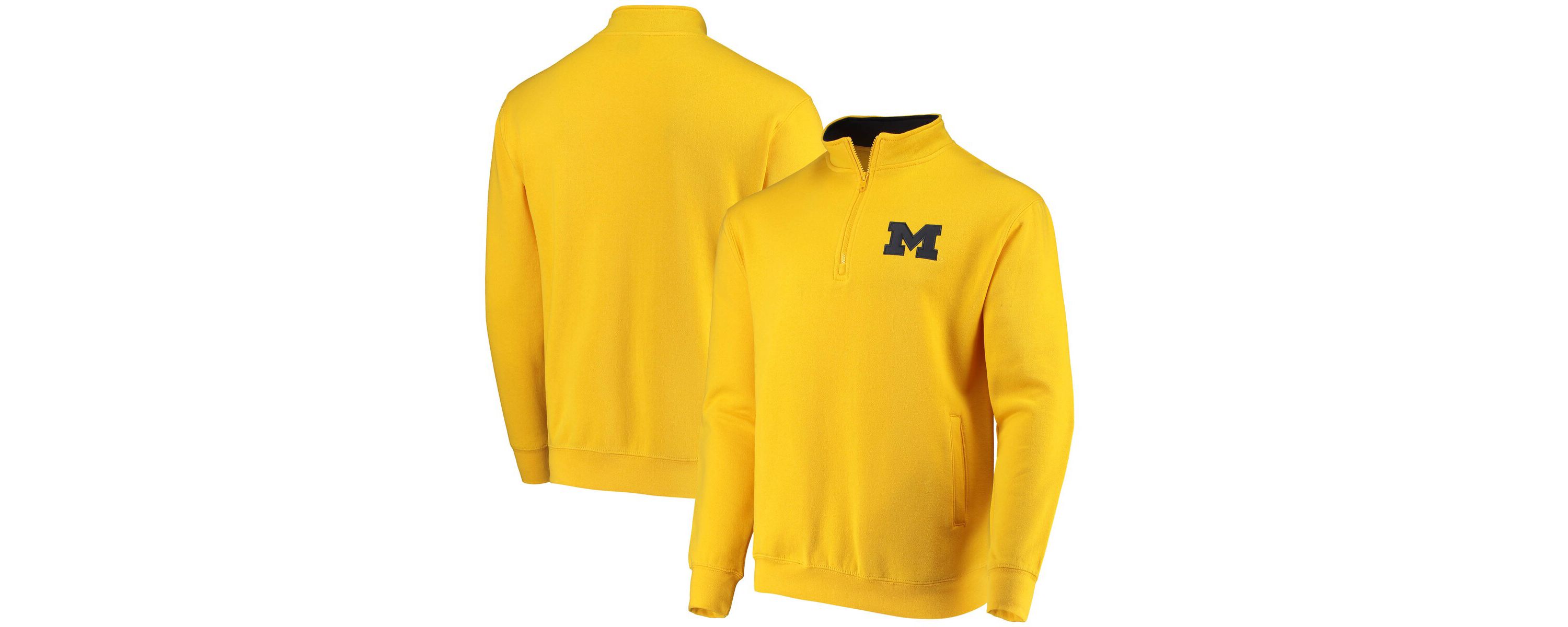 NCAA Michigan Wolverines Tortugas Logo Quarter-Zip Jacket