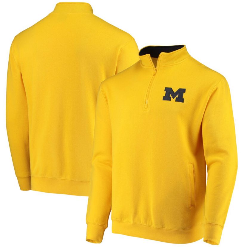 NCAA Michigan Wolverines Tortugas Logo Quarter-Zip Jacket