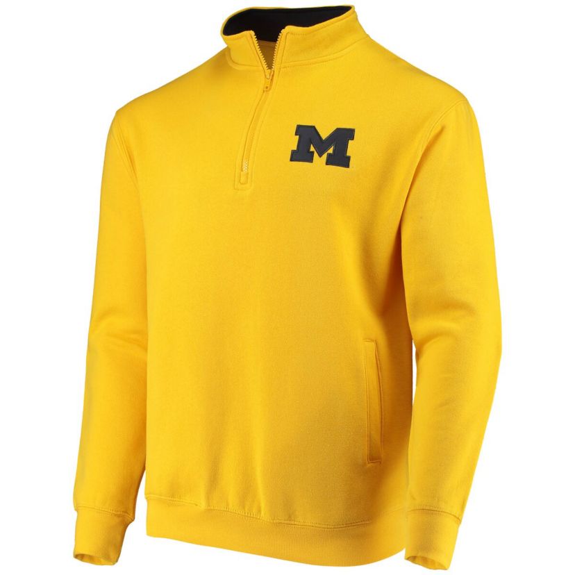 NCAA Michigan Wolverines Tortugas Logo Quarter-Zip Jacket