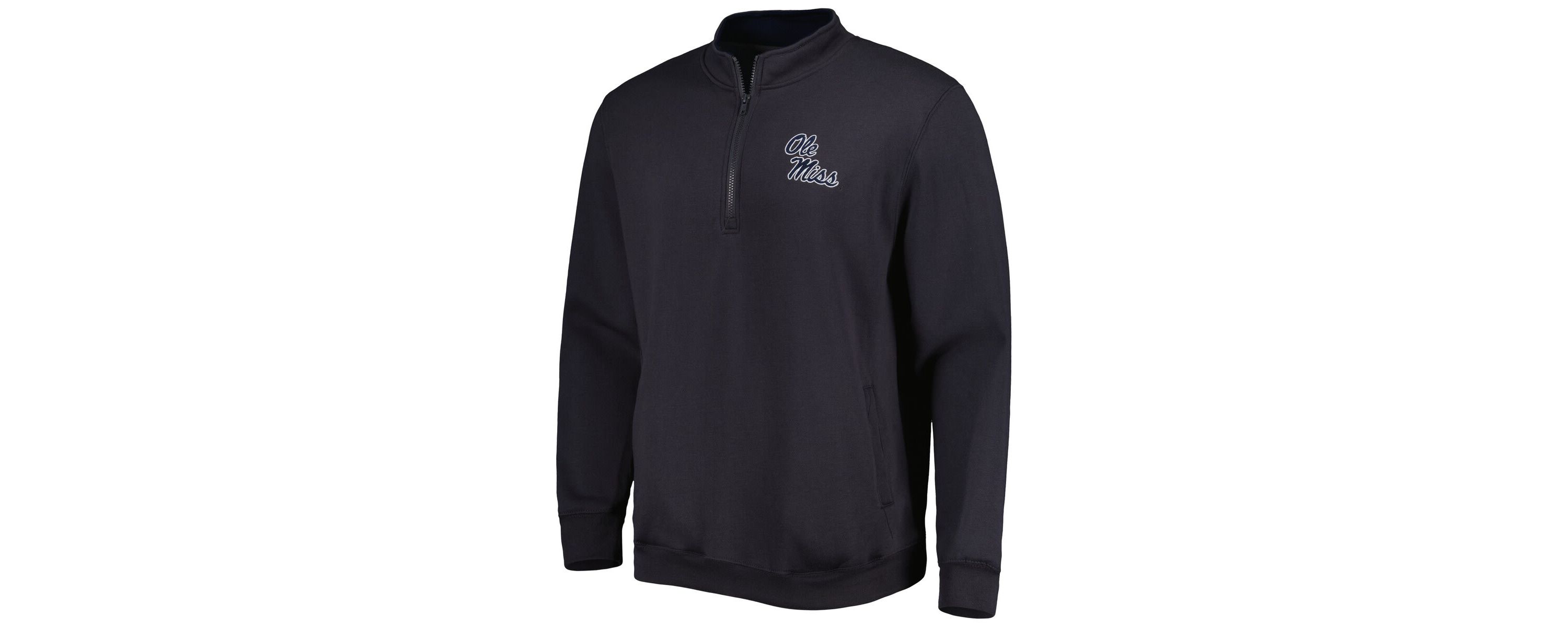 NCAA Ole Miss Rebels Tortugas Logo Quarter-Zip Jacket