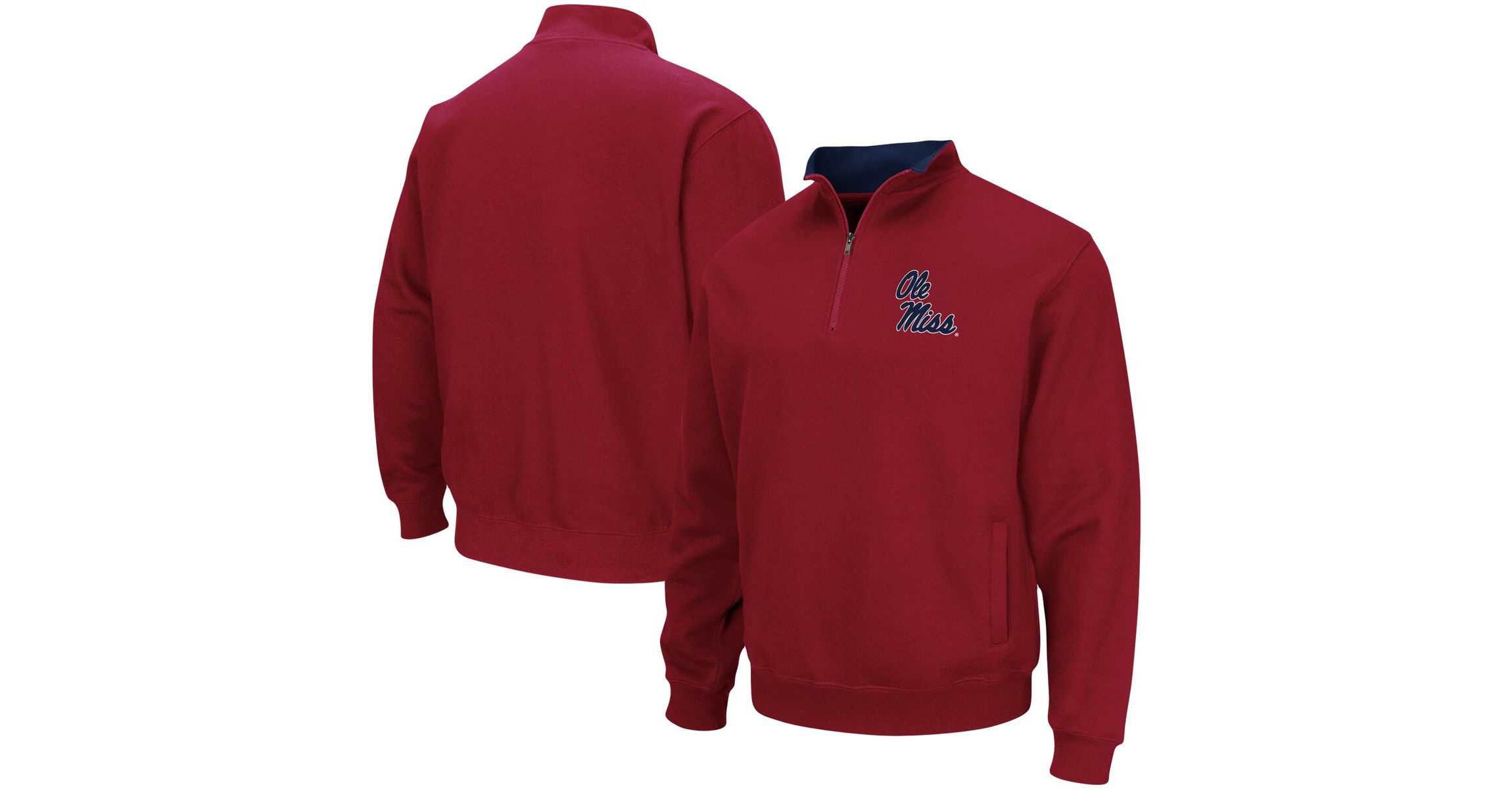 NCAA Ole Miss Rebels Tortugas Logo Quarter-Zip Jacket