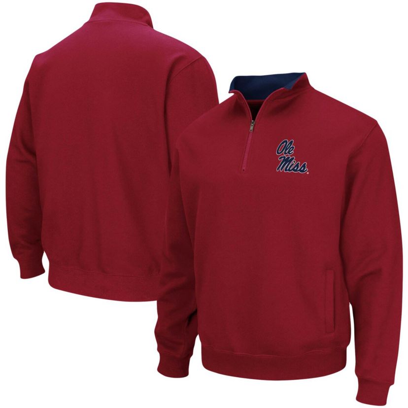 NCAA Ole Miss Rebels Tortugas Logo Quarter-Zip Jacket