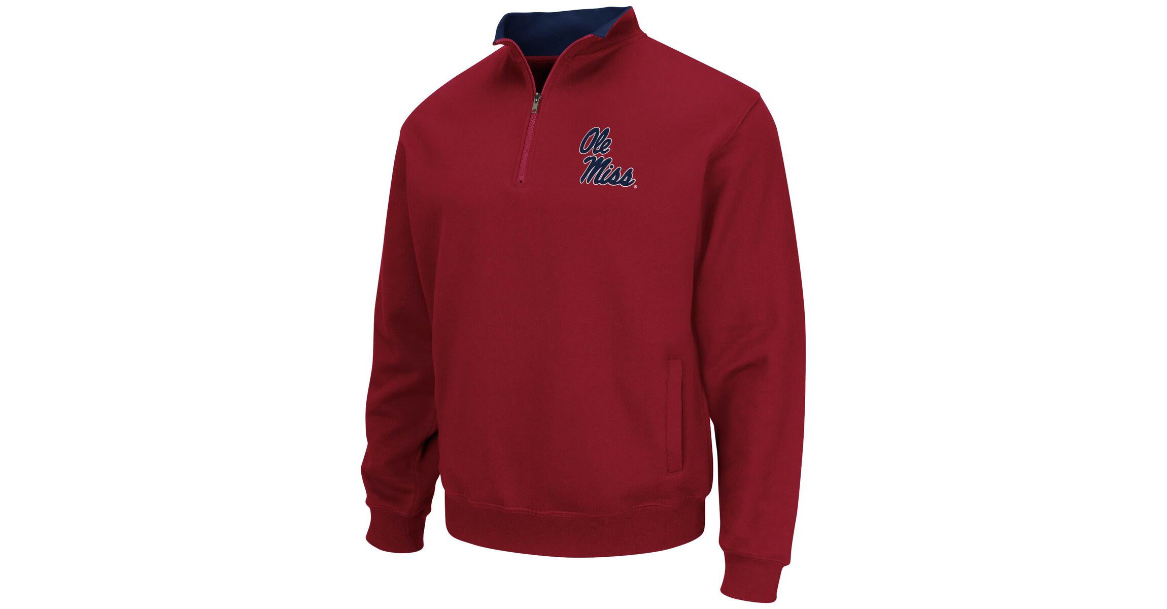 NCAA Ole Miss Rebels Tortugas Logo Quarter-Zip Jacket