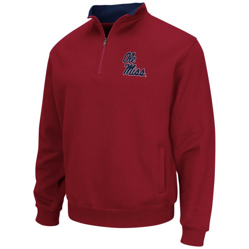 NCAA Ole Miss Rebels Tortugas Logo Quarter-Zip Jacket
