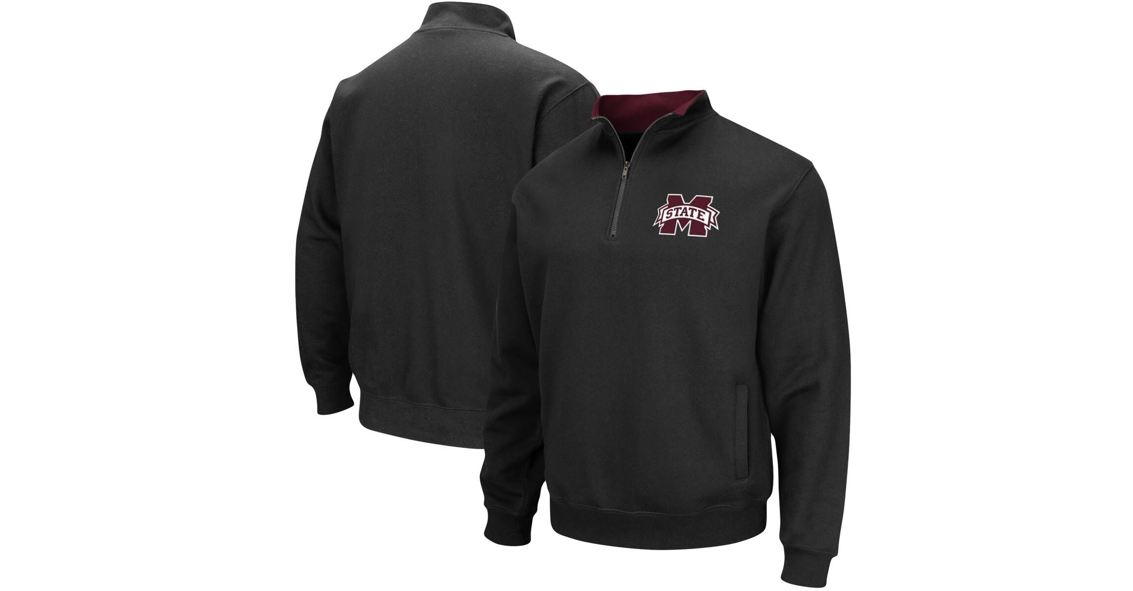 NCAA Mississippi State Bulldogs Tortugas Logo Quarter-Zip Jacket
