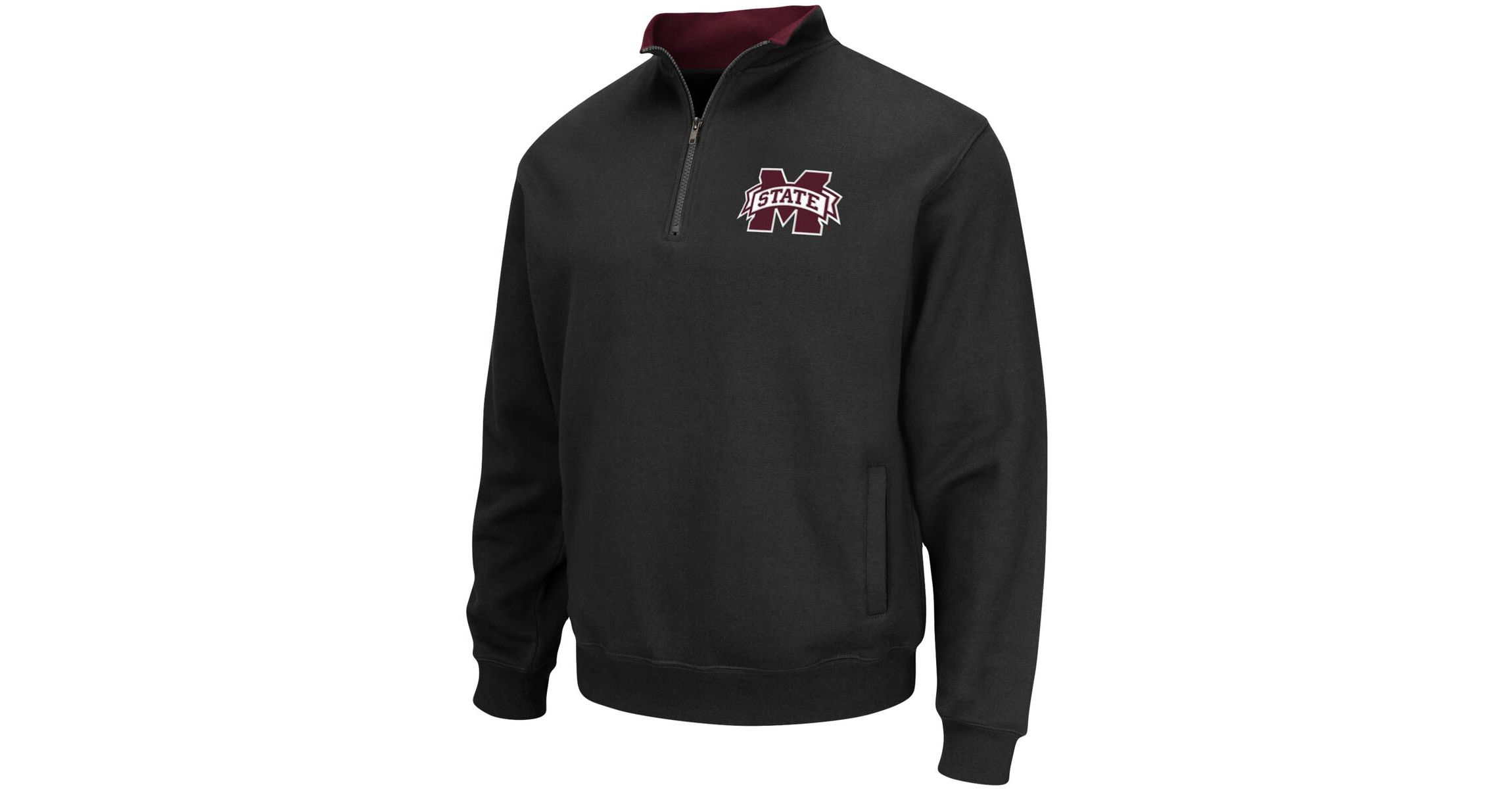 NCAA Mississippi State Bulldogs Tortugas Logo Quarter-Zip Jacket