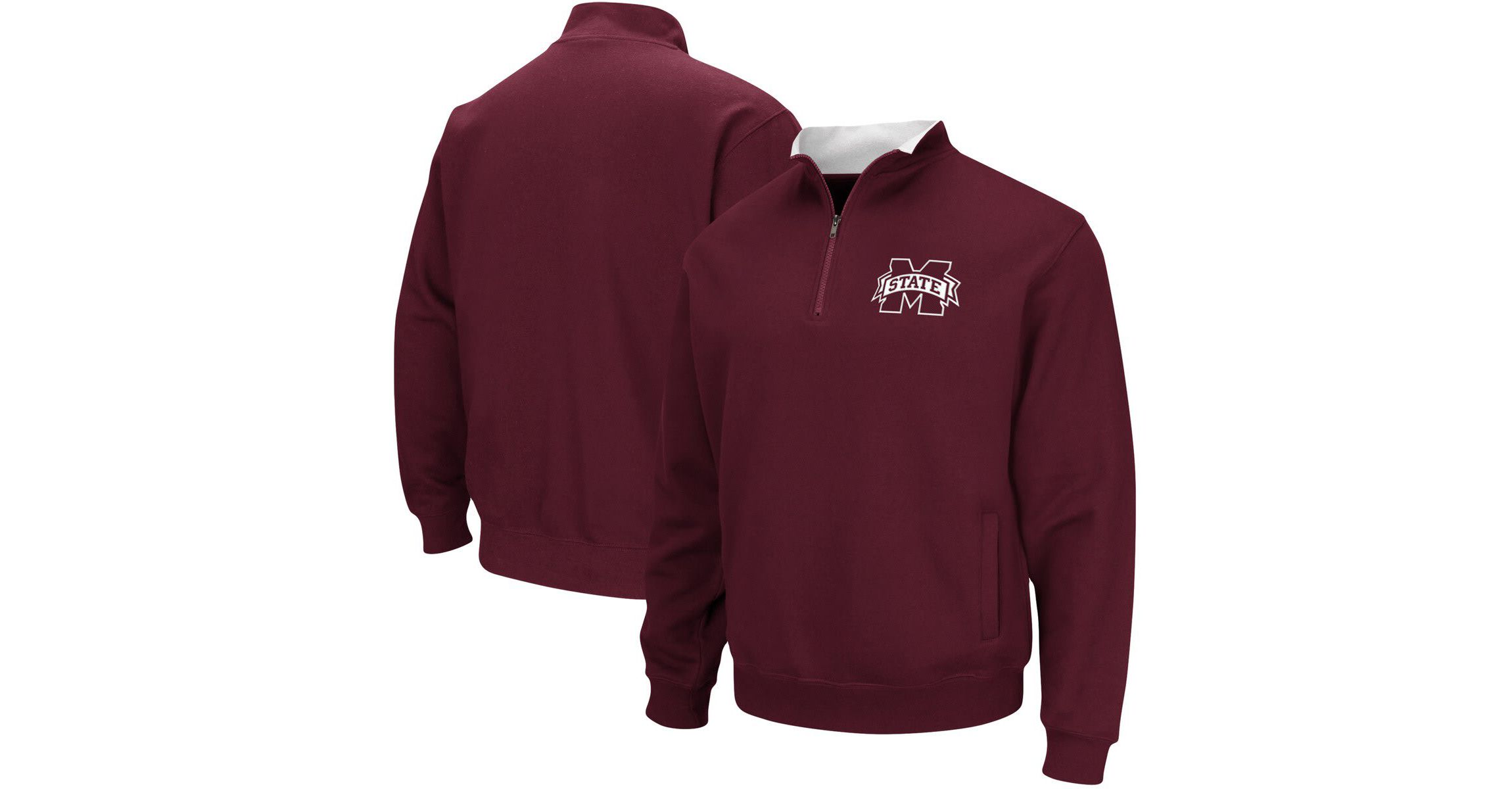 NCAA Mississippi State Bulldogs Tortugas Logo Quarter-Zip Jacket