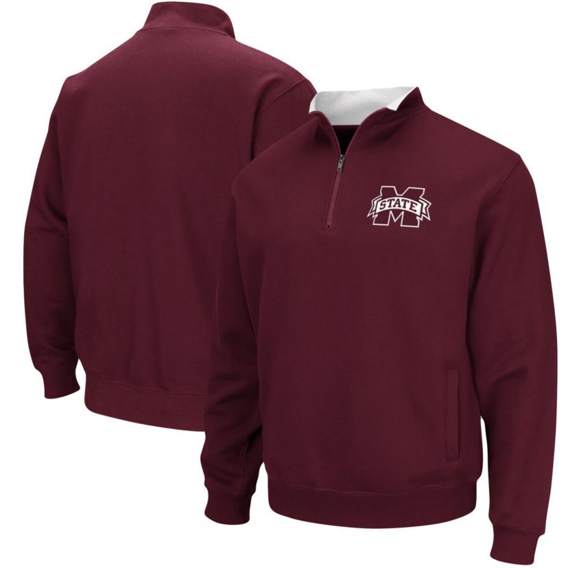 NCAA Mississippi State Bulldogs Tortugas Logo Quarter-Zip Jacket